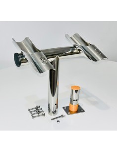 Suport lansete Barcă BP2 Inox 2 posturi