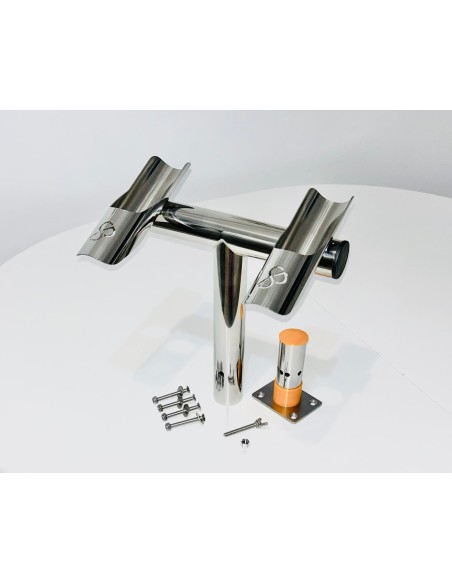 Suport lansete Barcă BP2 Inox 2 posturi