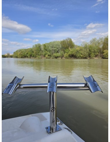 Suport Lansete Barcă BP3 Inox 3 posturi