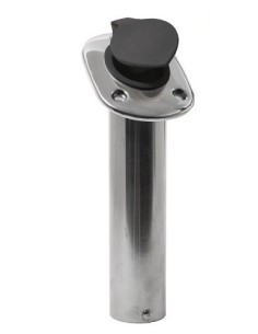Stainless steel recessed rod holder 2